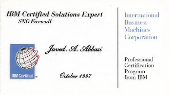 Information Security Professional Since 1997 — 21 Years of Experience