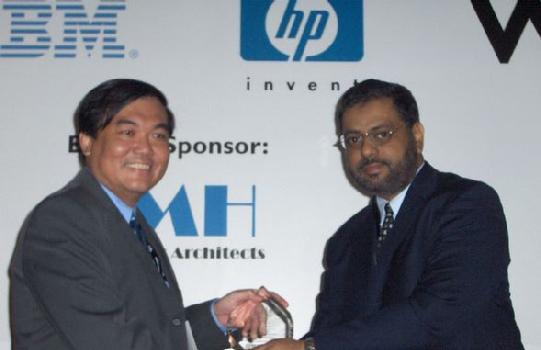 Receiving an Industry Award