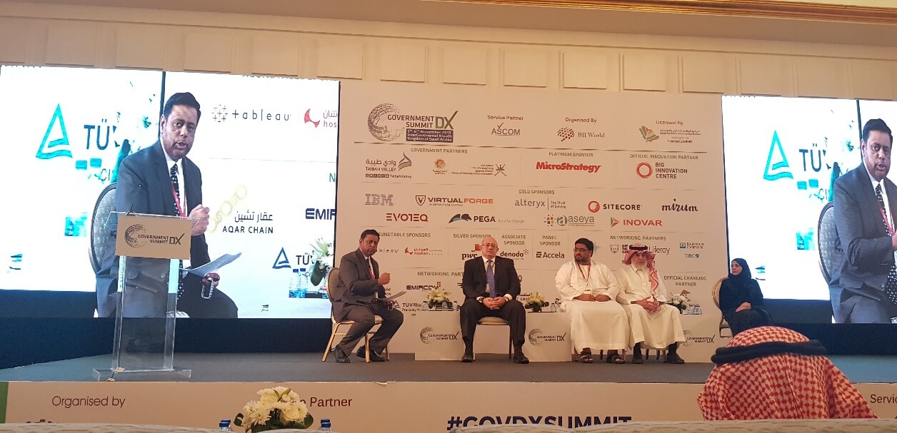 Speaking at the Government Summit DX